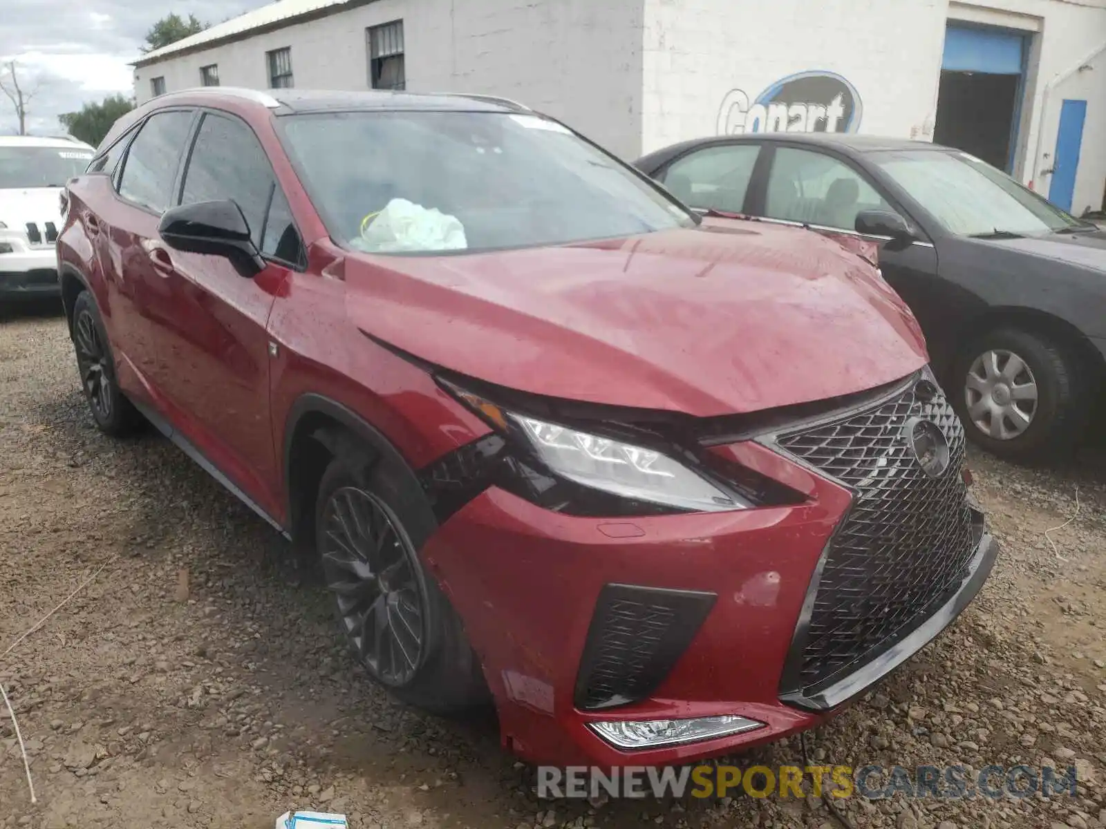 1 Photograph of a damaged car 2T2YZMDAXLC232663 LEXUS RX350 2020