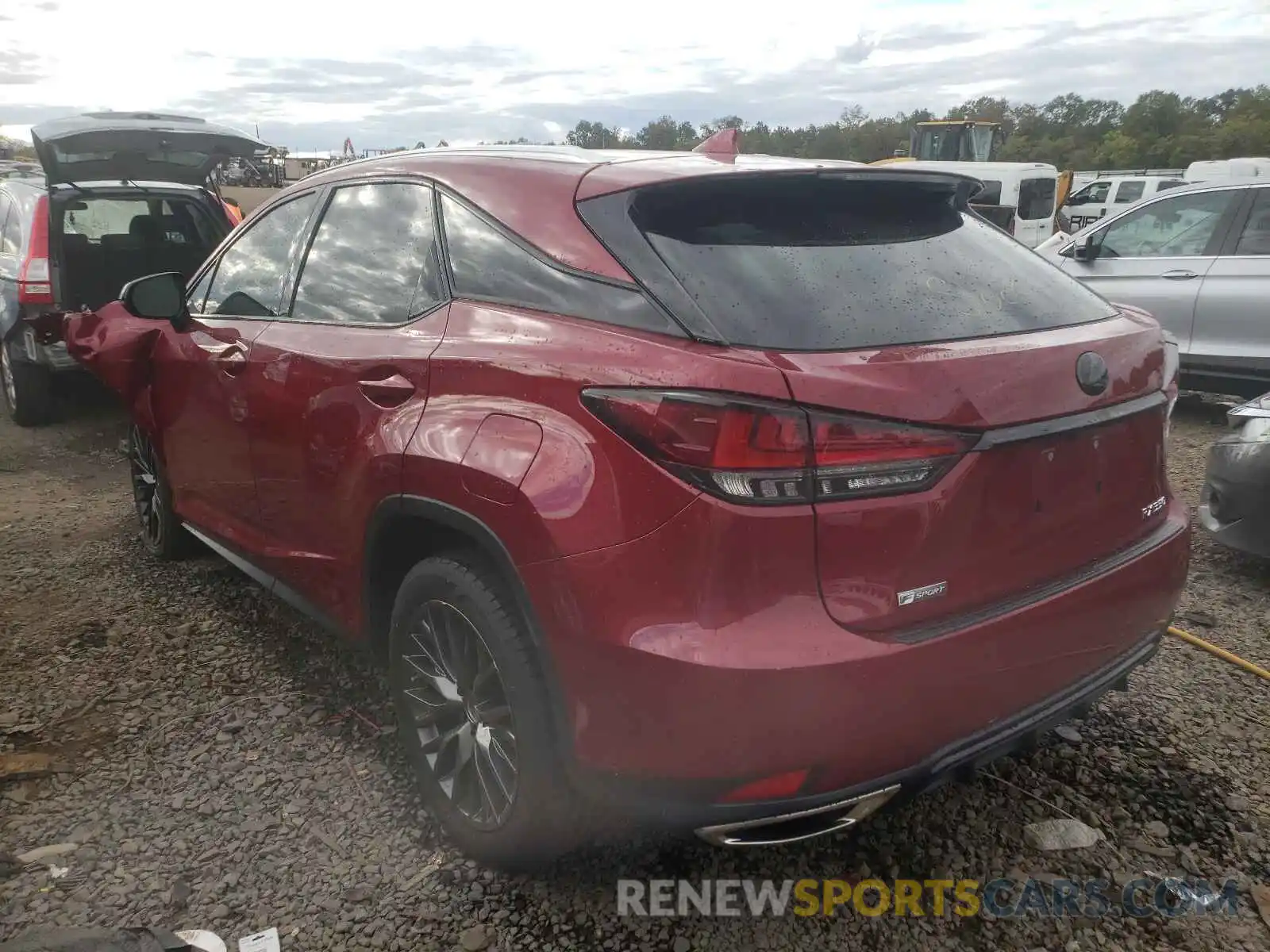 3 Photograph of a damaged car 2T2YZMDAXLC232663 LEXUS RX350 2020