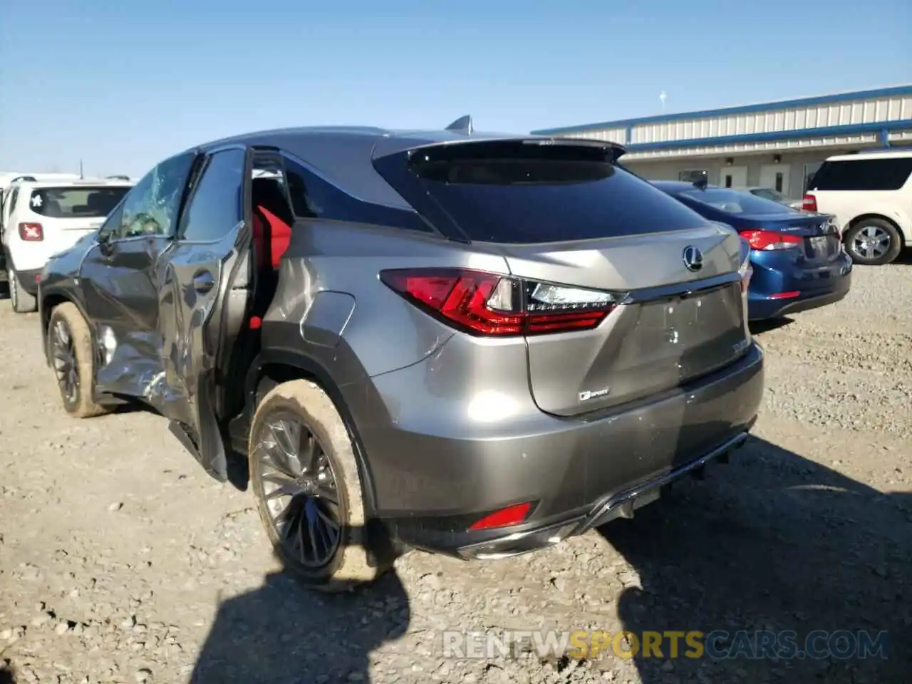 3 Photograph of a damaged car 2T2YZMDAXLC242318 LEXUS RX350 2020