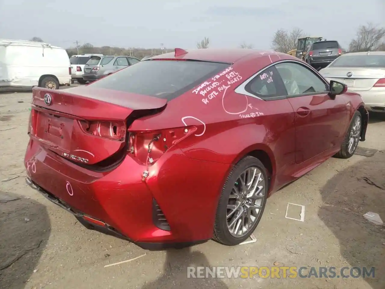 4 Photograph of a damaged car JTHD85EC6L5005686 LEXUS RX350 2020