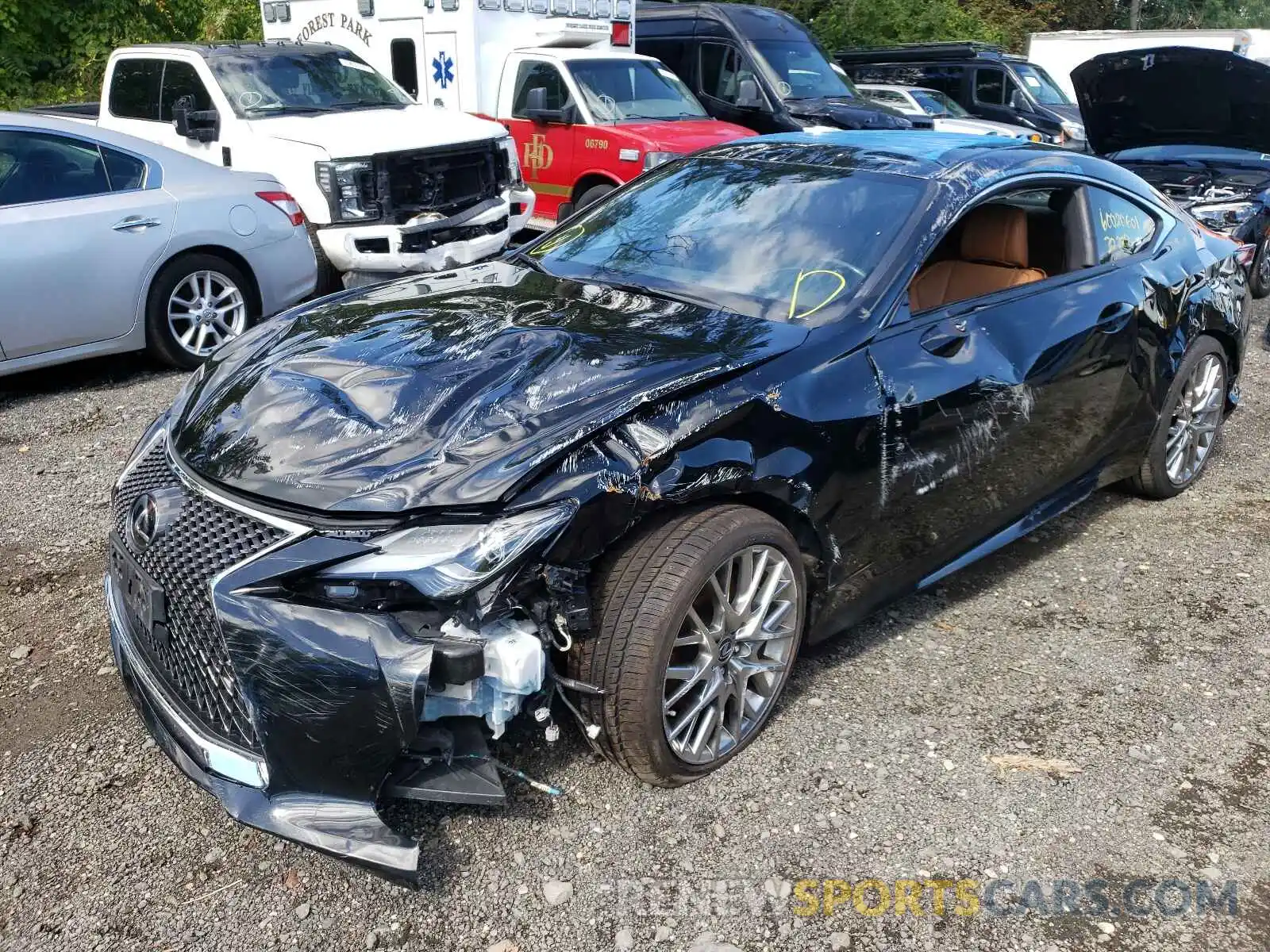 2 Photograph of a damaged car JTHD85EC8L5005639 LEXUS RX350 2020