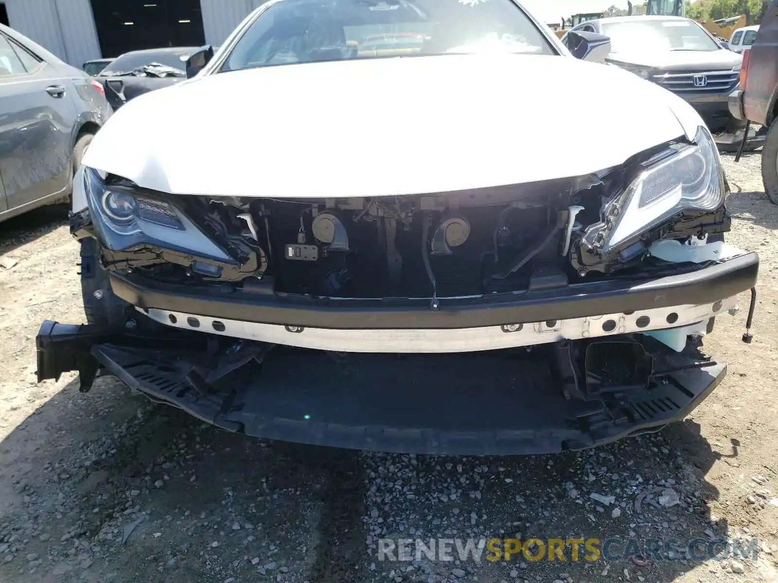 9 Photograph of a damaged car JTHDZ5BC2L5022180 LEXUS RX350 2020