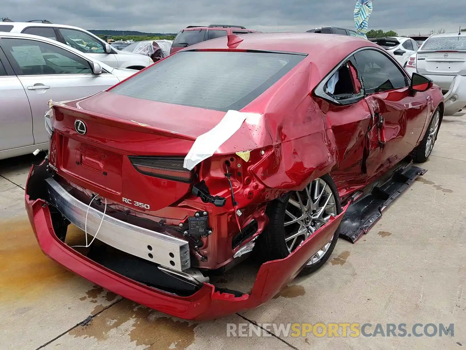 4 Фотография поврежденного автомобиля JTHDZ5BC4L5022293 LEXUS RX350 2020