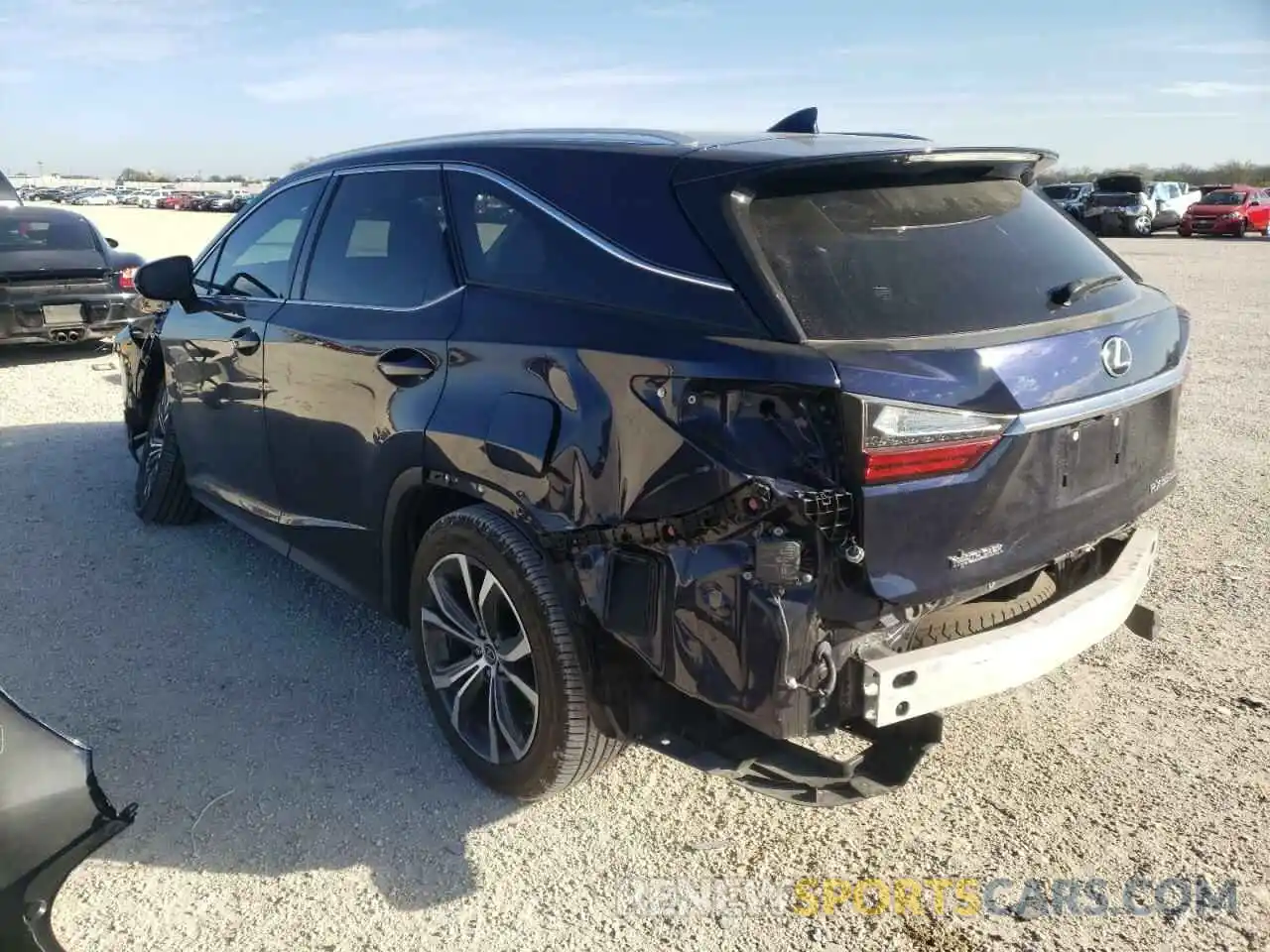 3 Photograph of a damaged car JTJHZKEA0L2014704 LEXUS RX350 2020