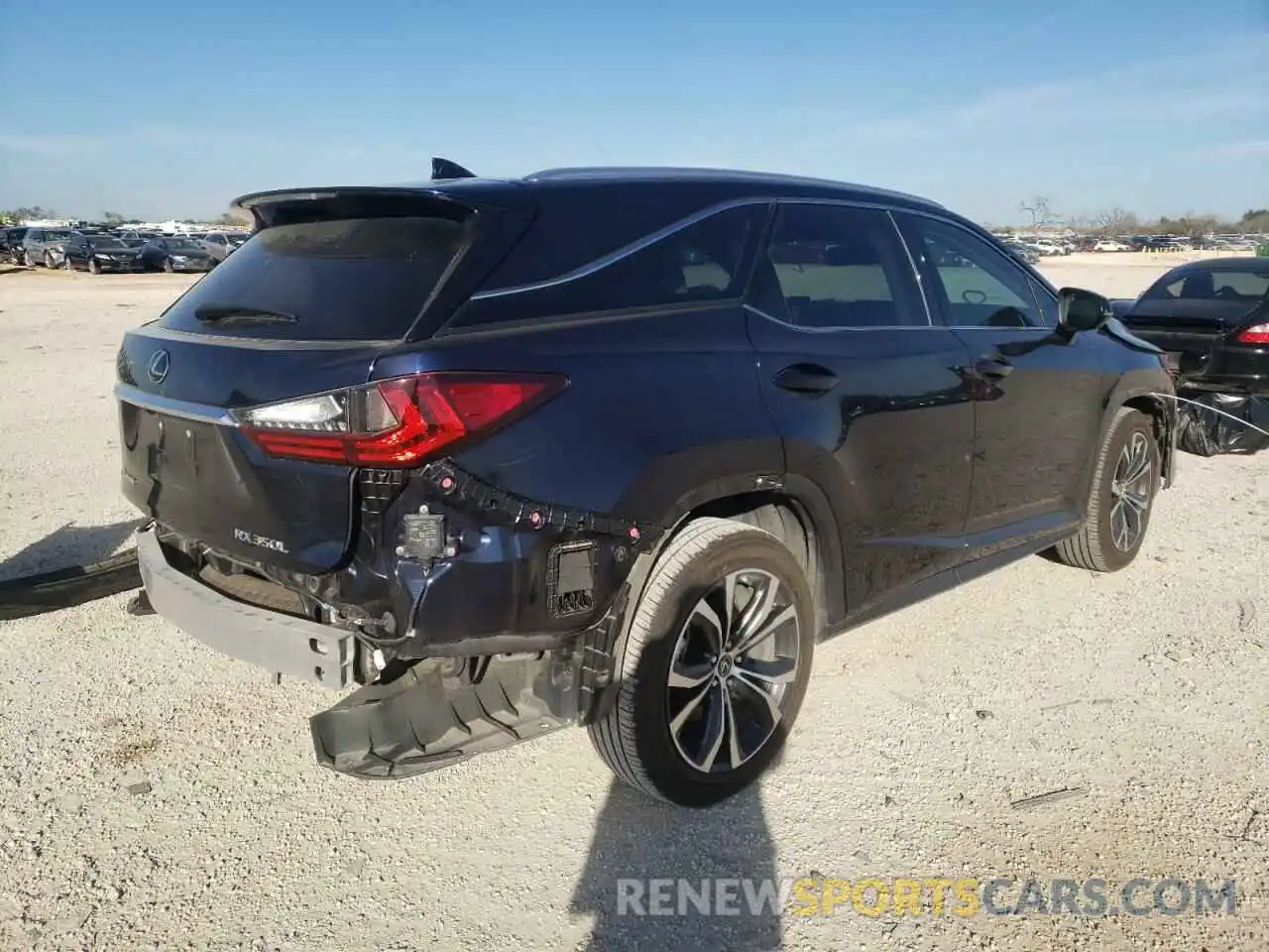 4 Фотография поврежденного автомобиля JTJHZKEA0L2014704 LEXUS RX350 2020