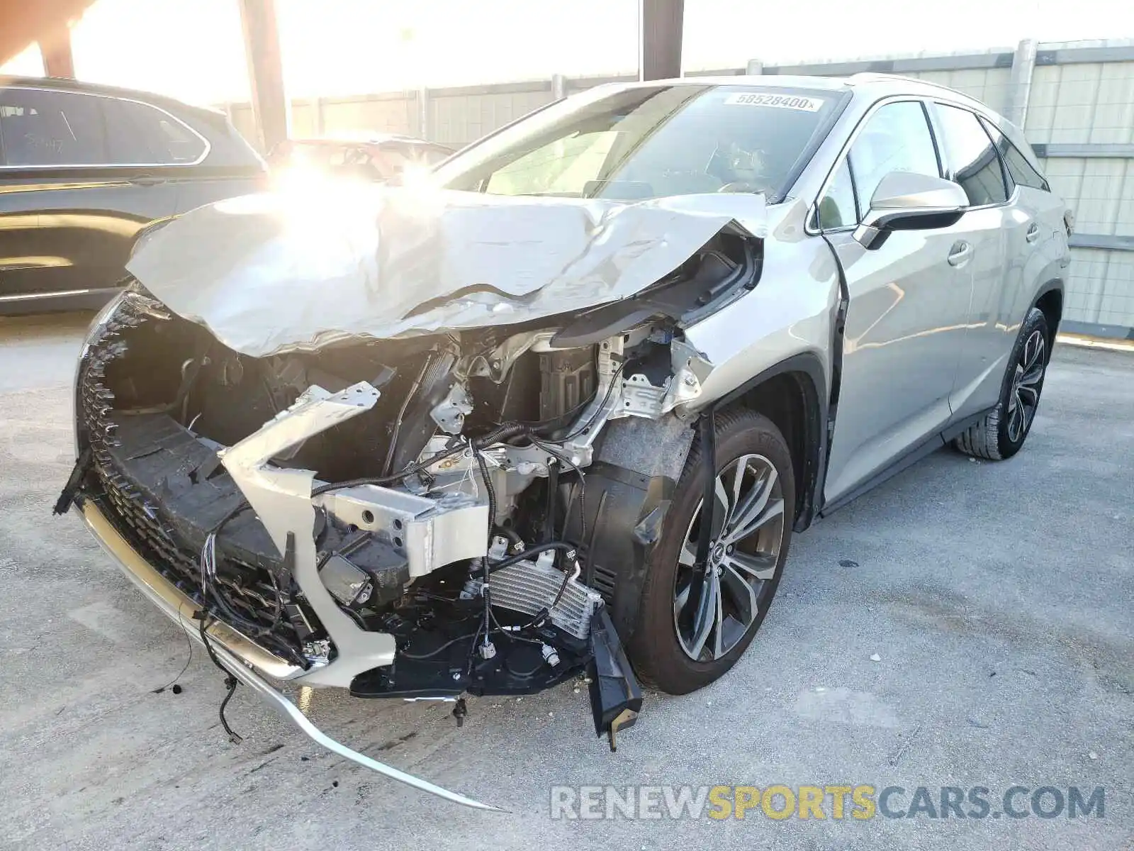 2 Photograph of a damaged car JTJHZKEA0L2016355 LEXUS RX350 2020