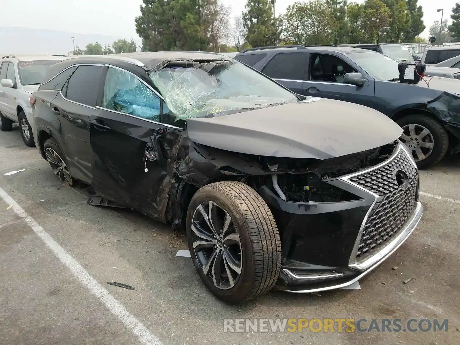 1 Photograph of a damaged car JTJHZKEA2L2014350 LEXUS RX350 2020