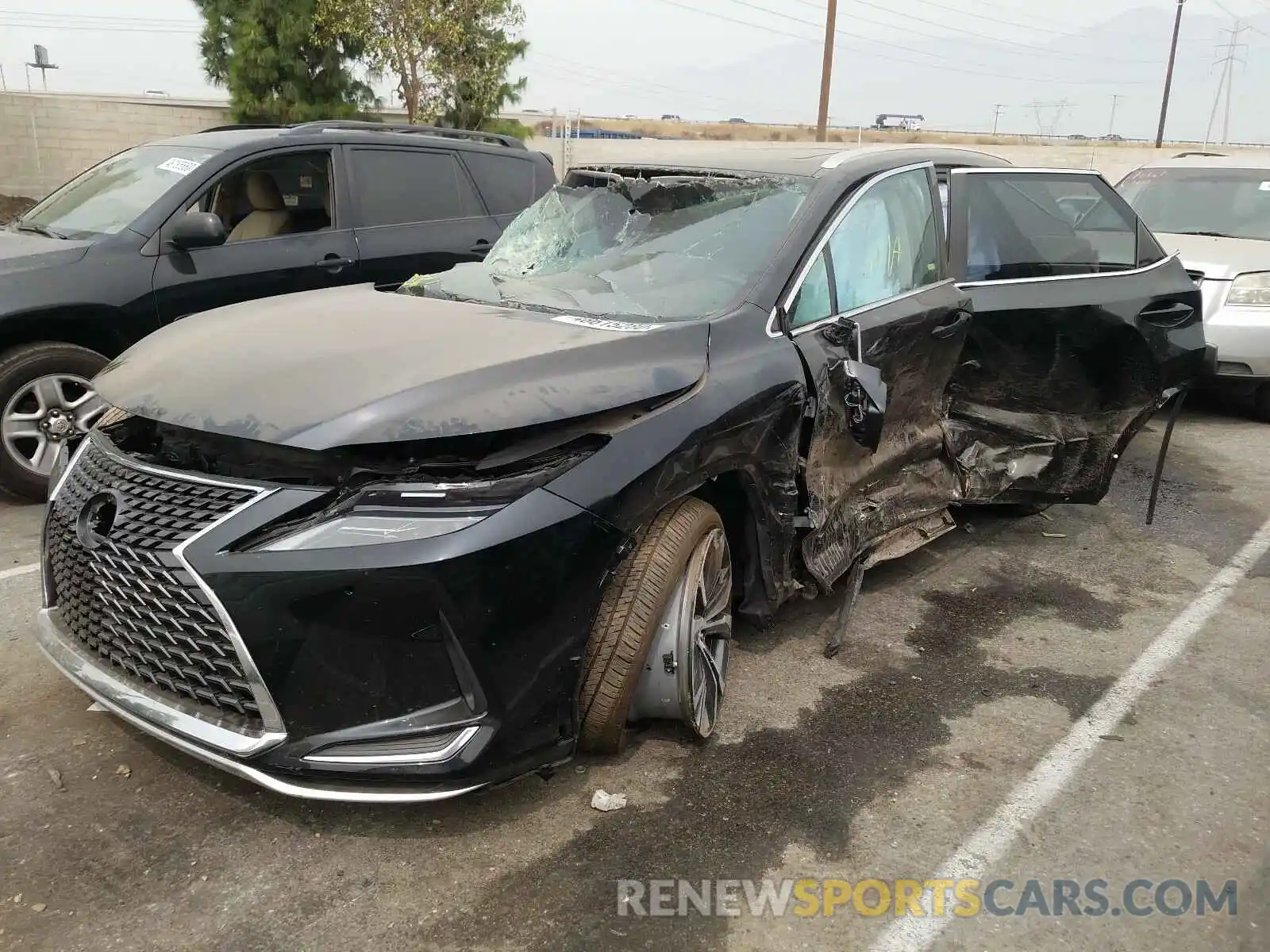 2 Photograph of a damaged car JTJHZKEA2L2014350 LEXUS RX350 2020