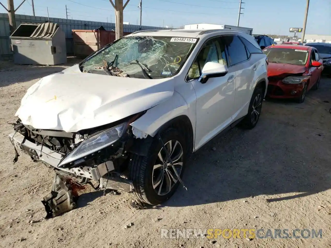 2 Photograph of a damaged car JTJHZKEA3L2015538 LEXUS RX350 2020