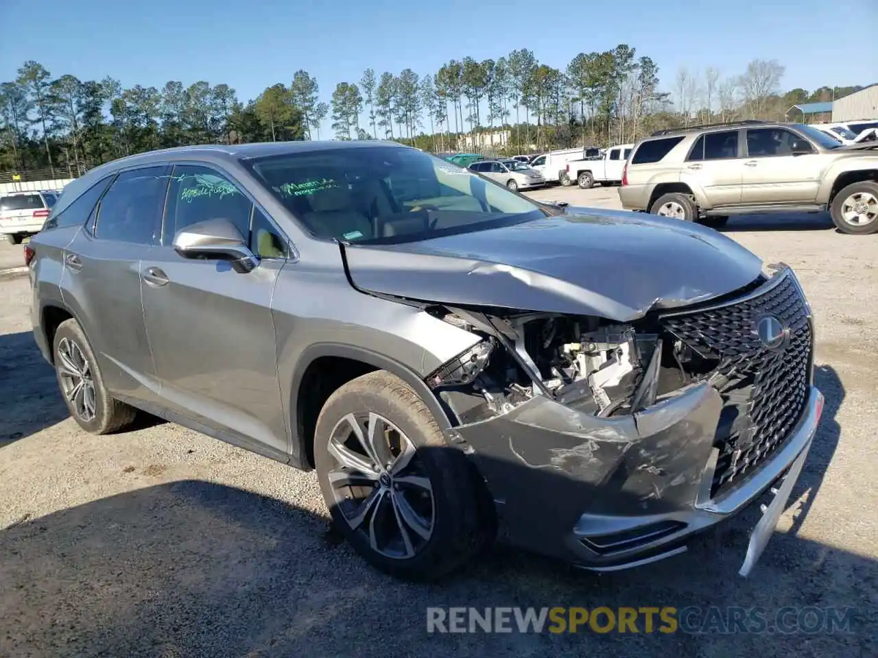 1 Photograph of a damaged car JTJHZKEA3L2017614 LEXUS RX350 2020