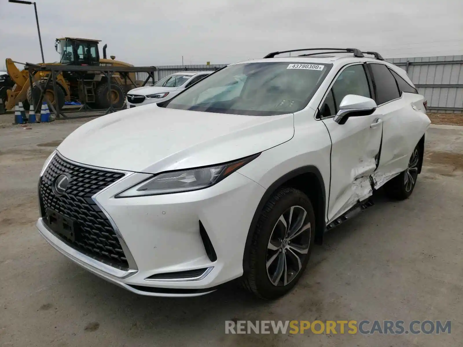 2 Фотография поврежденного автомобиля JTJHZKEA4L2014348 LEXUS RX350 2020