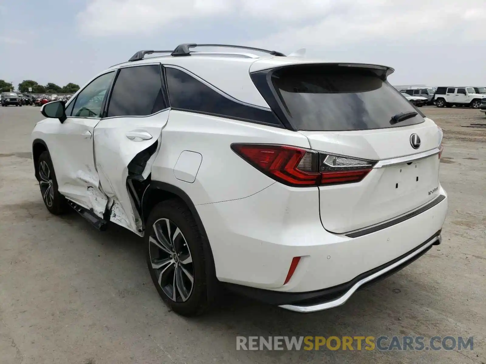 3 Фотография поврежденного автомобиля JTJHZKEA4L2014348 LEXUS RX350 2020