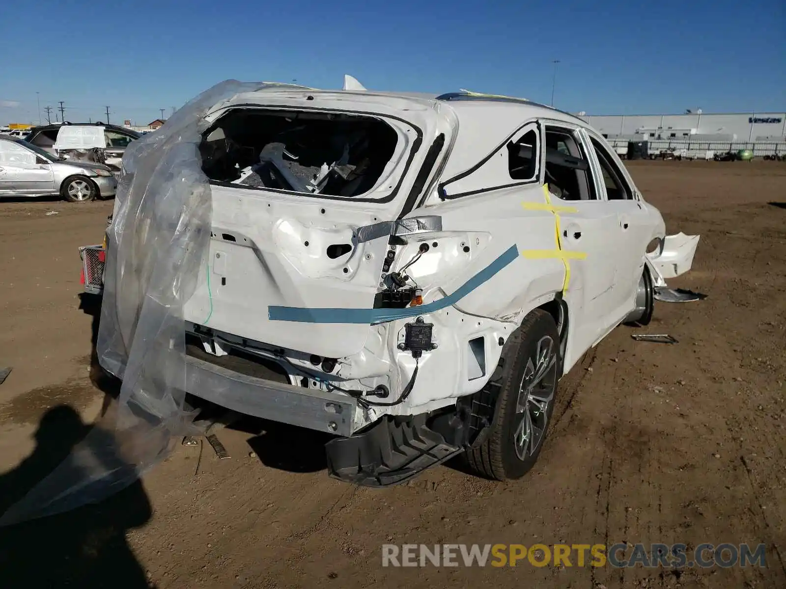 4 Photograph of a damaged car JTJHZKEA6L2015677 LEXUS RX350 2020