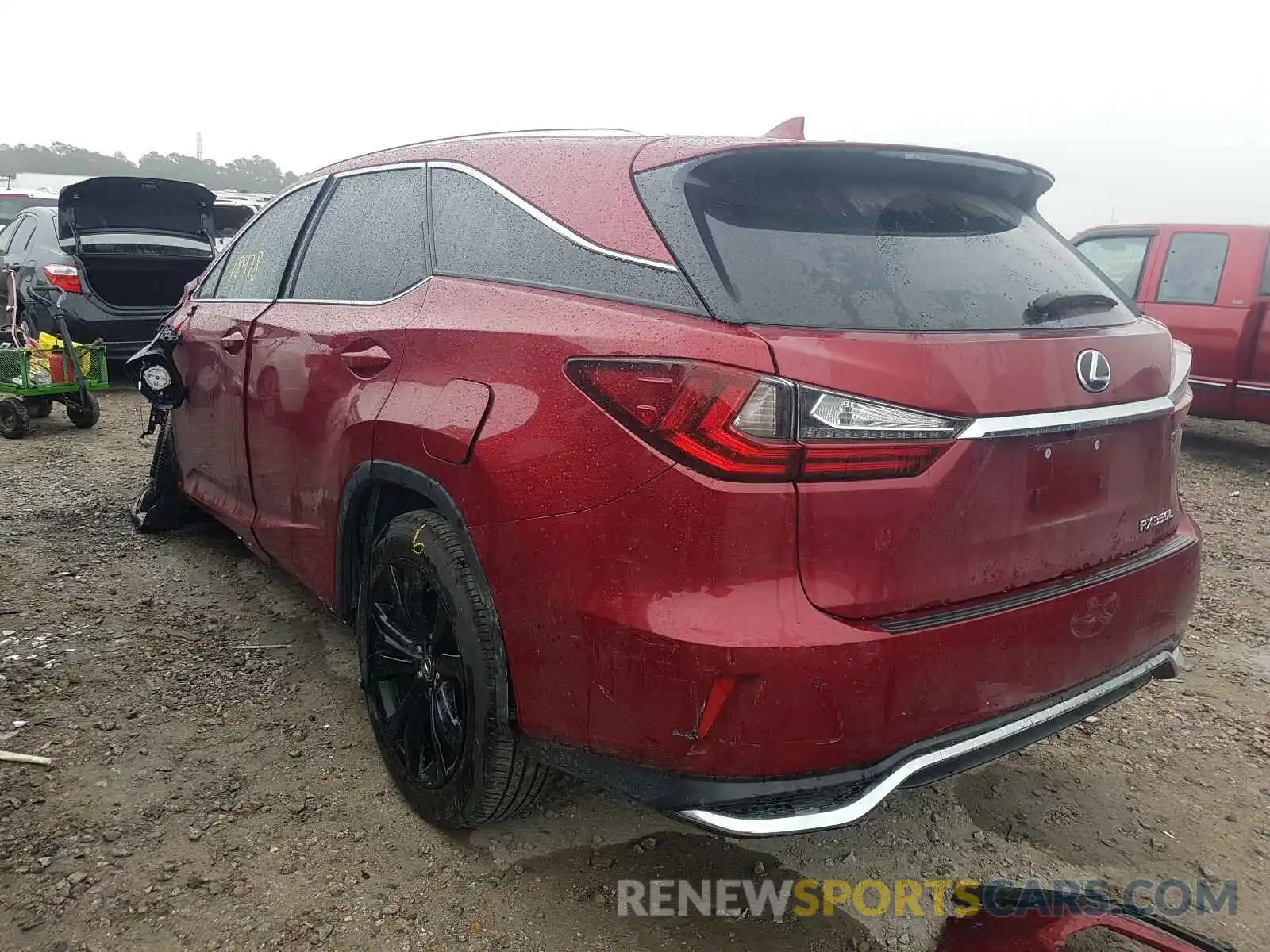 3 Фотография поврежденного автомобиля JTJHZKEA6L2016313 LEXUS RX350 2020