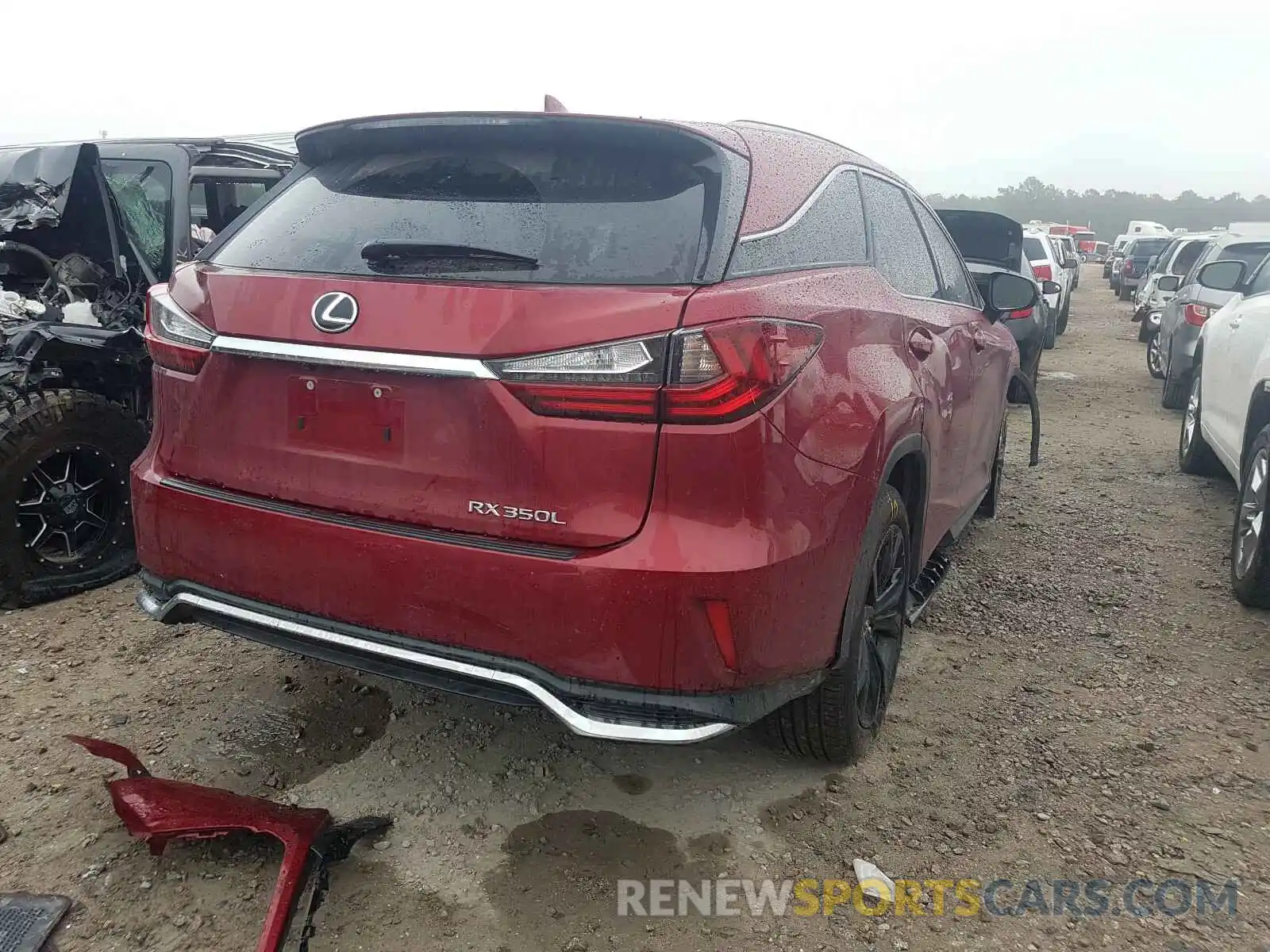 4 Фотография поврежденного автомобиля JTJHZKEA6L2016313 LEXUS RX350 2020