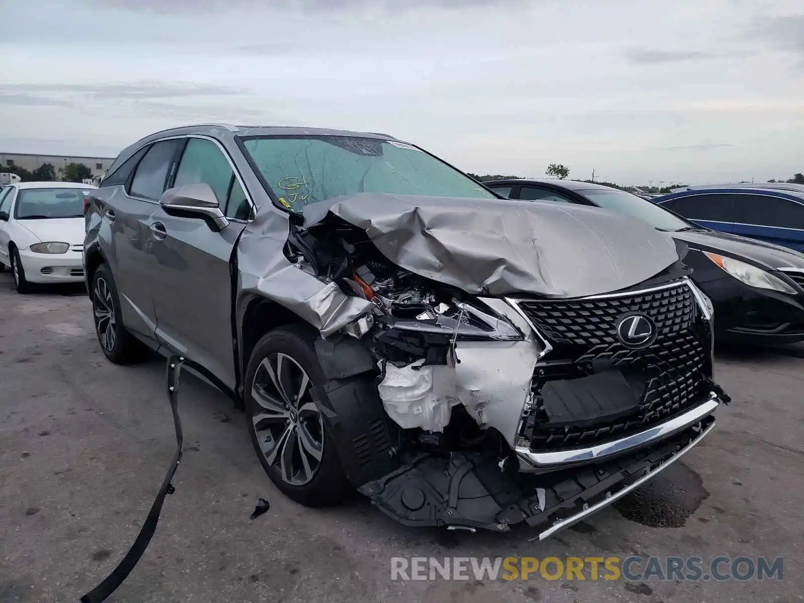 1 Photograph of a damaged car JTJHZKEA6L2017929 LEXUS RX350 2020