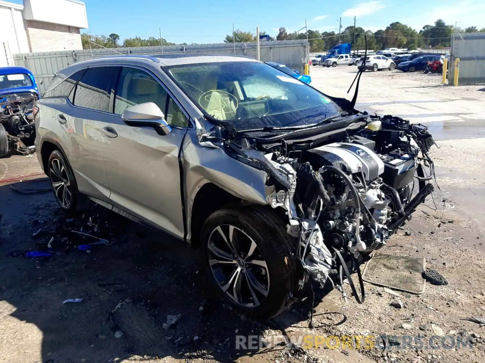 1 Photograph of a damaged car JTJHZKEAXL2015892 LEXUS RX350 2020