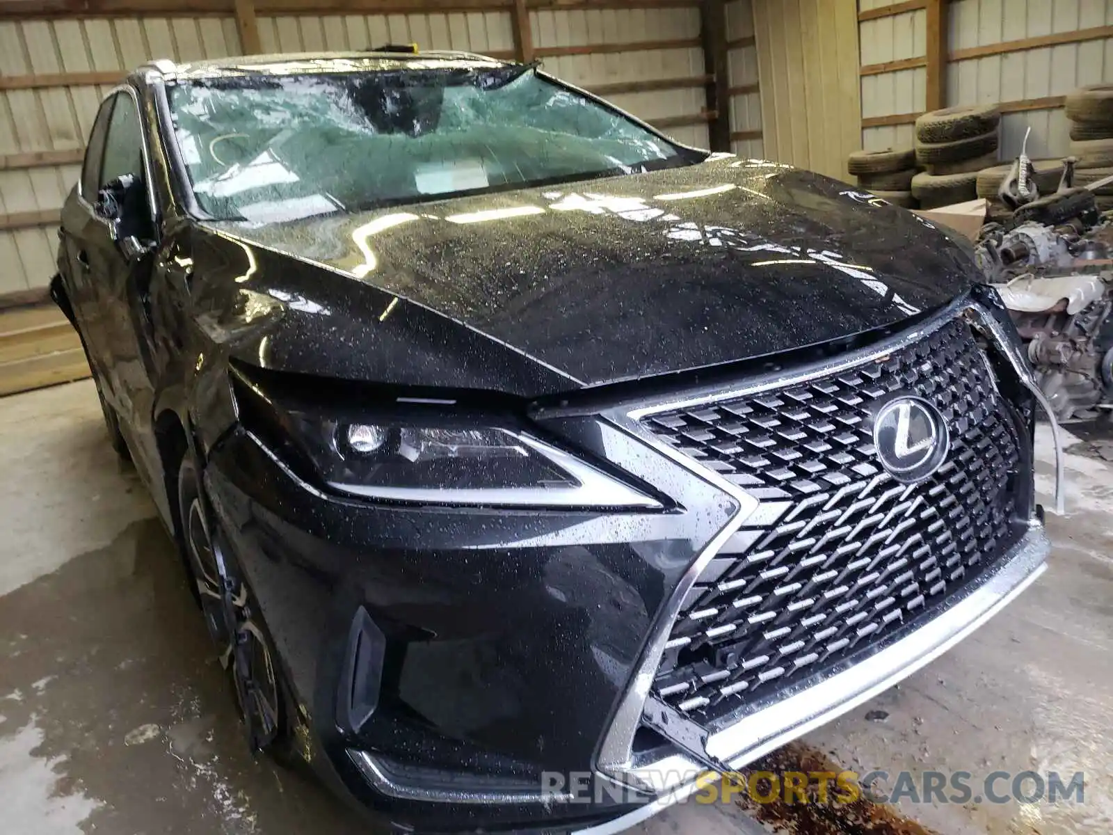 1 Photograph of a damaged car JTJHZKFA1L2023930 LEXUS RX350 2020