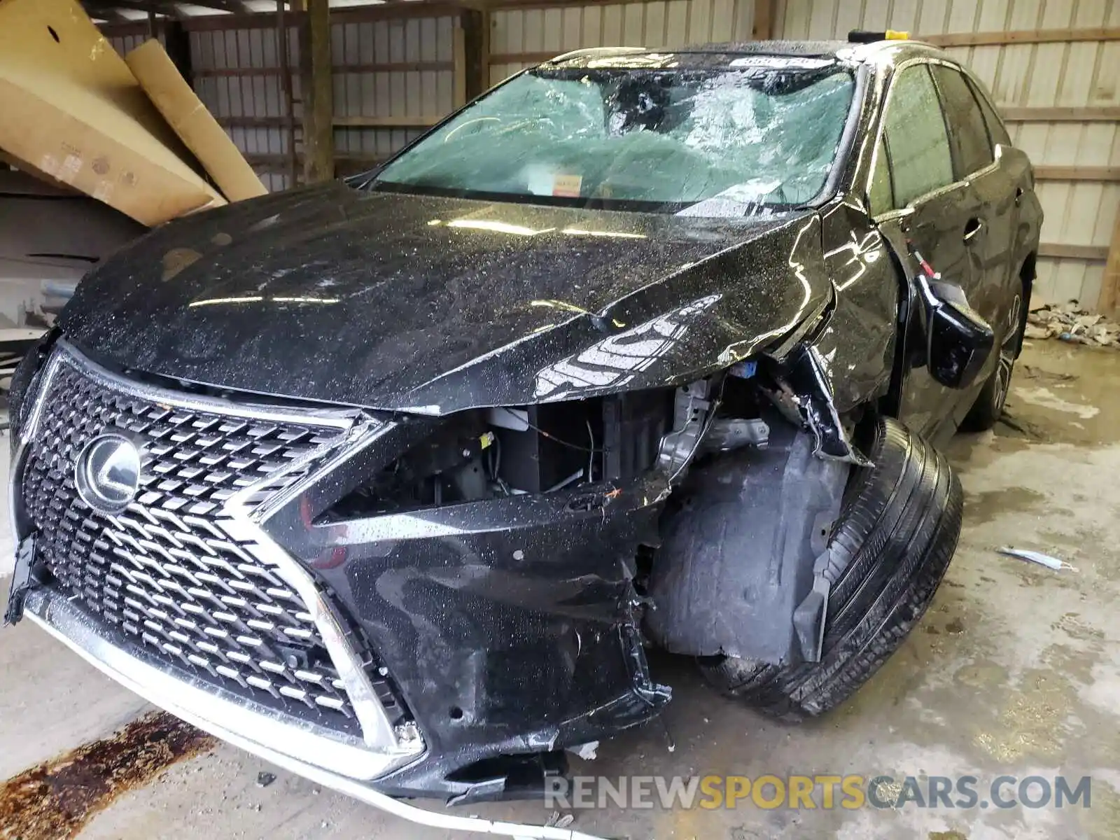 2 Photograph of a damaged car JTJHZKFA1L2023930 LEXUS RX350 2020