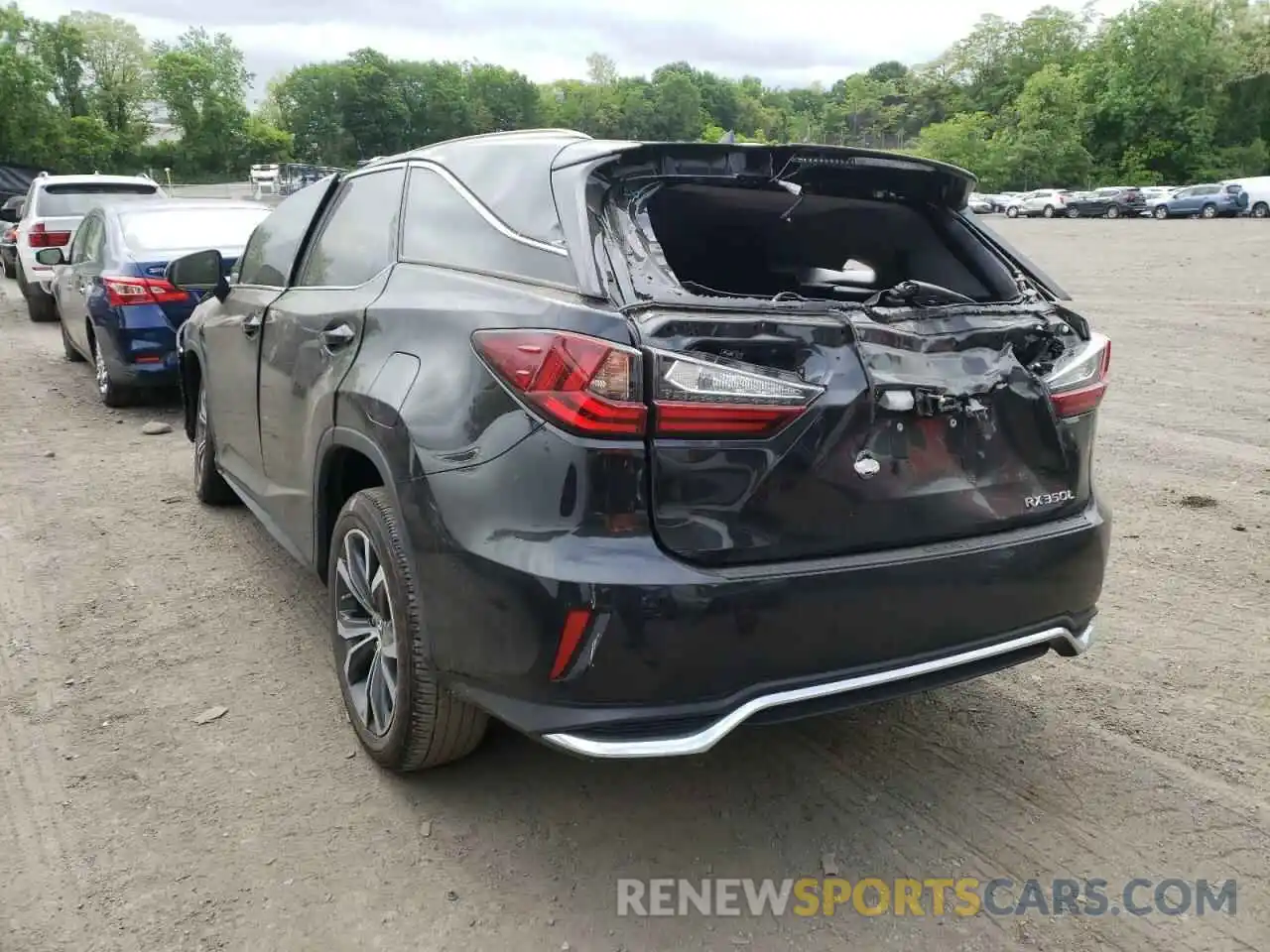 3 Photograph of a damaged car JTJHZKFA1L2026553 LEXUS RX350 2020