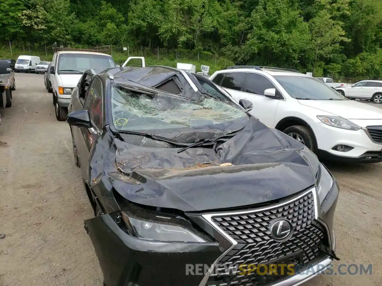 9 Photograph of a damaged car JTJHZKFA1L2026553 LEXUS RX350 2020