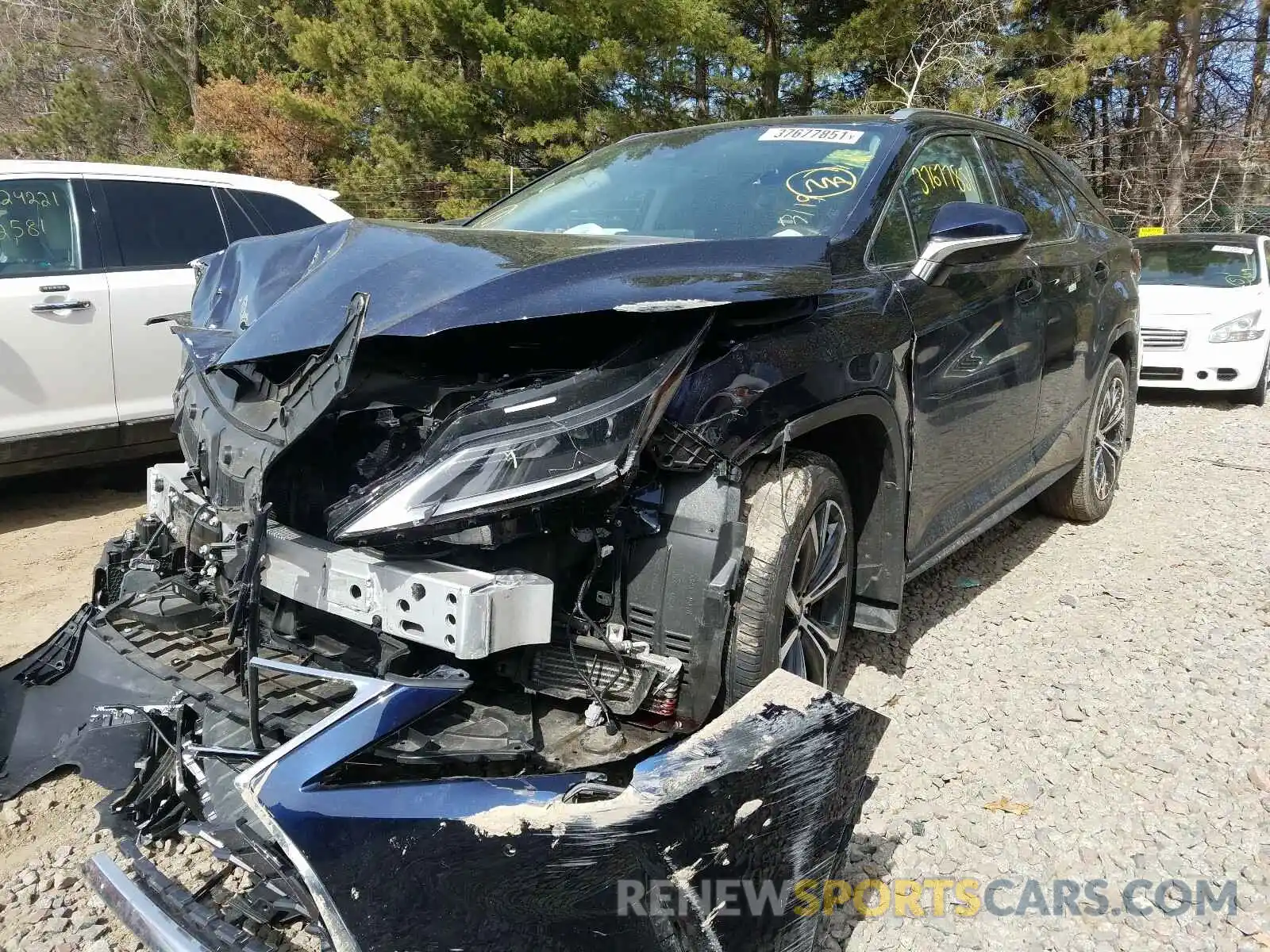 2 Photograph of a damaged car JTJHZKFA2L2025900 LEXUS RX350 2020