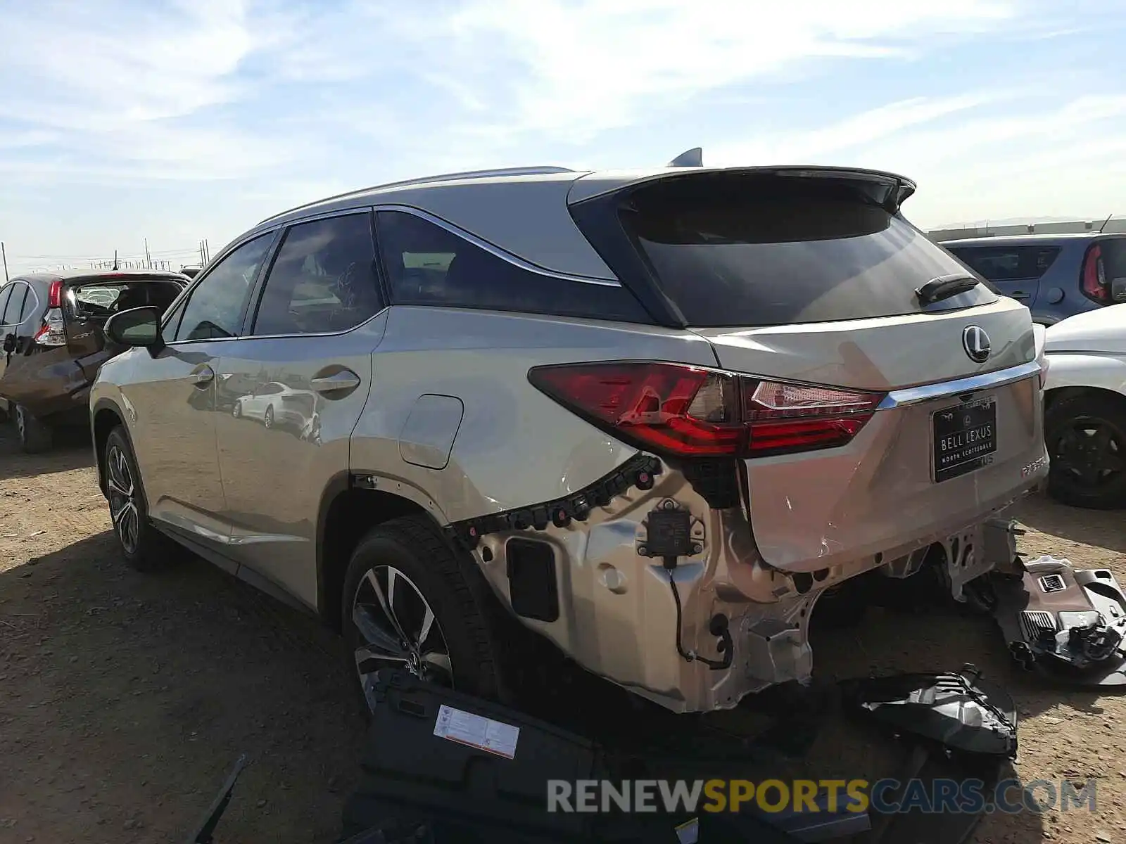 3 Photograph of a damaged car JTJHZKFA2L2027307 LEXUS RX350 2020