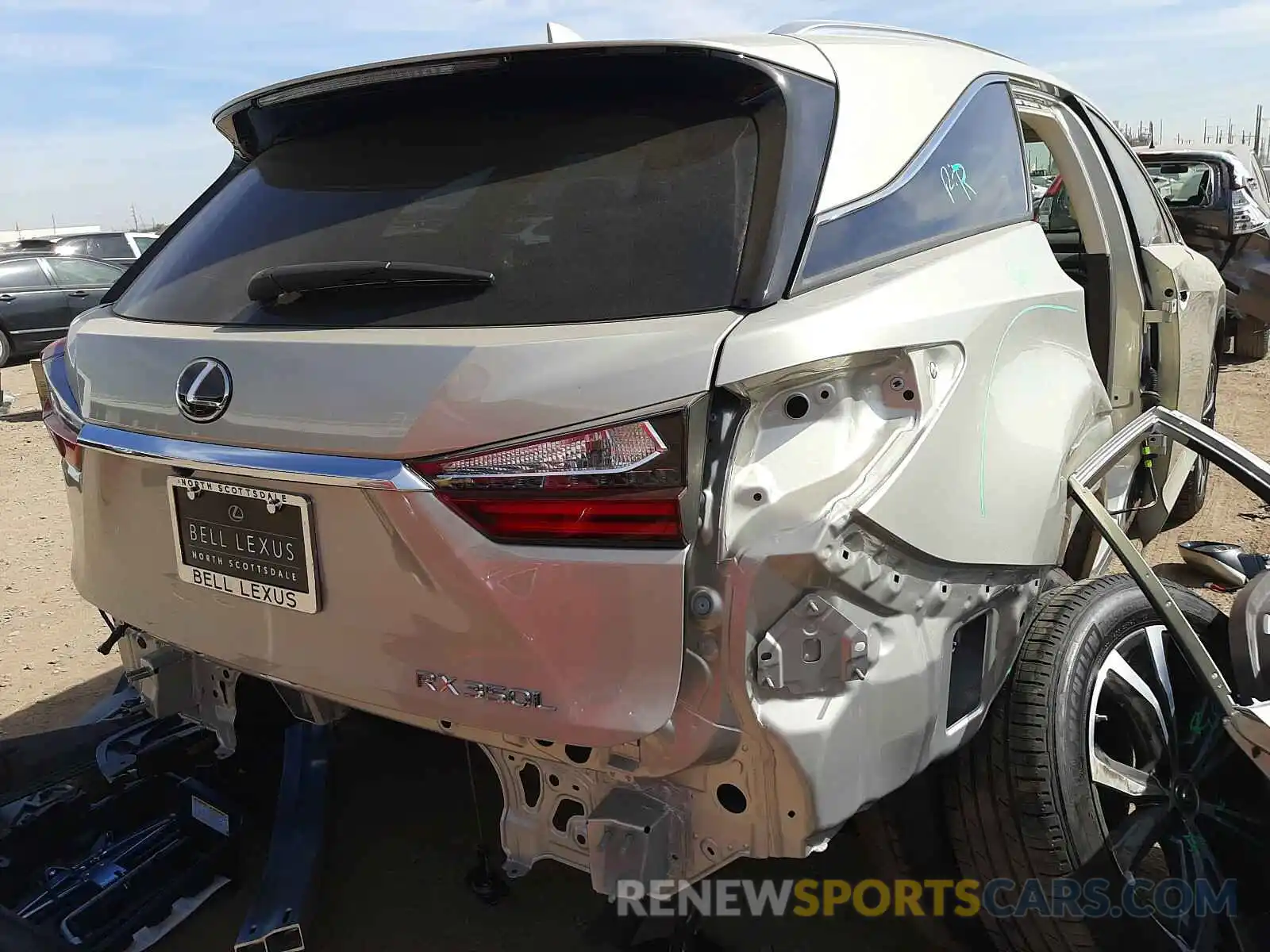 9 Photograph of a damaged car JTJHZKFA2L2027307 LEXUS RX350 2020