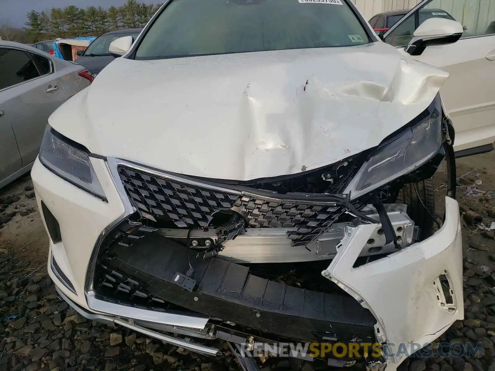 7 Фотография поврежденного автомобиля JTJHZKFA4L2023744 LEXUS RX350 2020