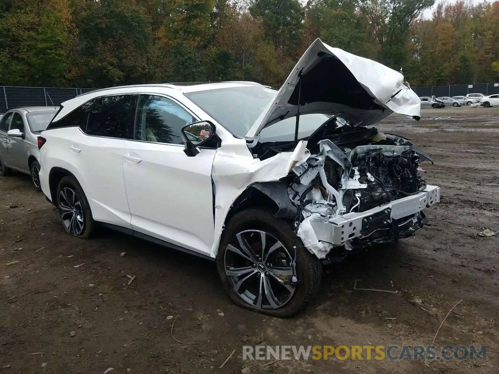 1 Photograph of a damaged car JTJHZKFA4L2026532 LEXUS RX350 2020