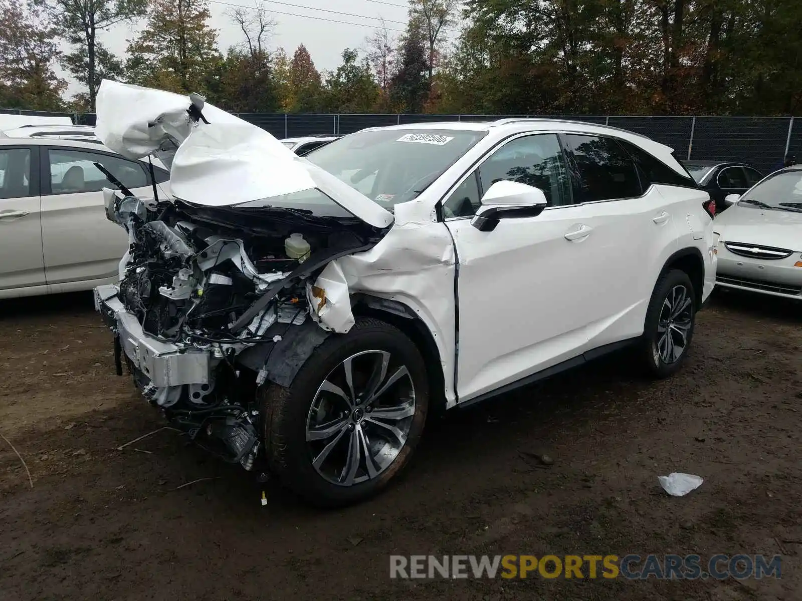 2 Photograph of a damaged car JTJHZKFA4L2026532 LEXUS RX350 2020