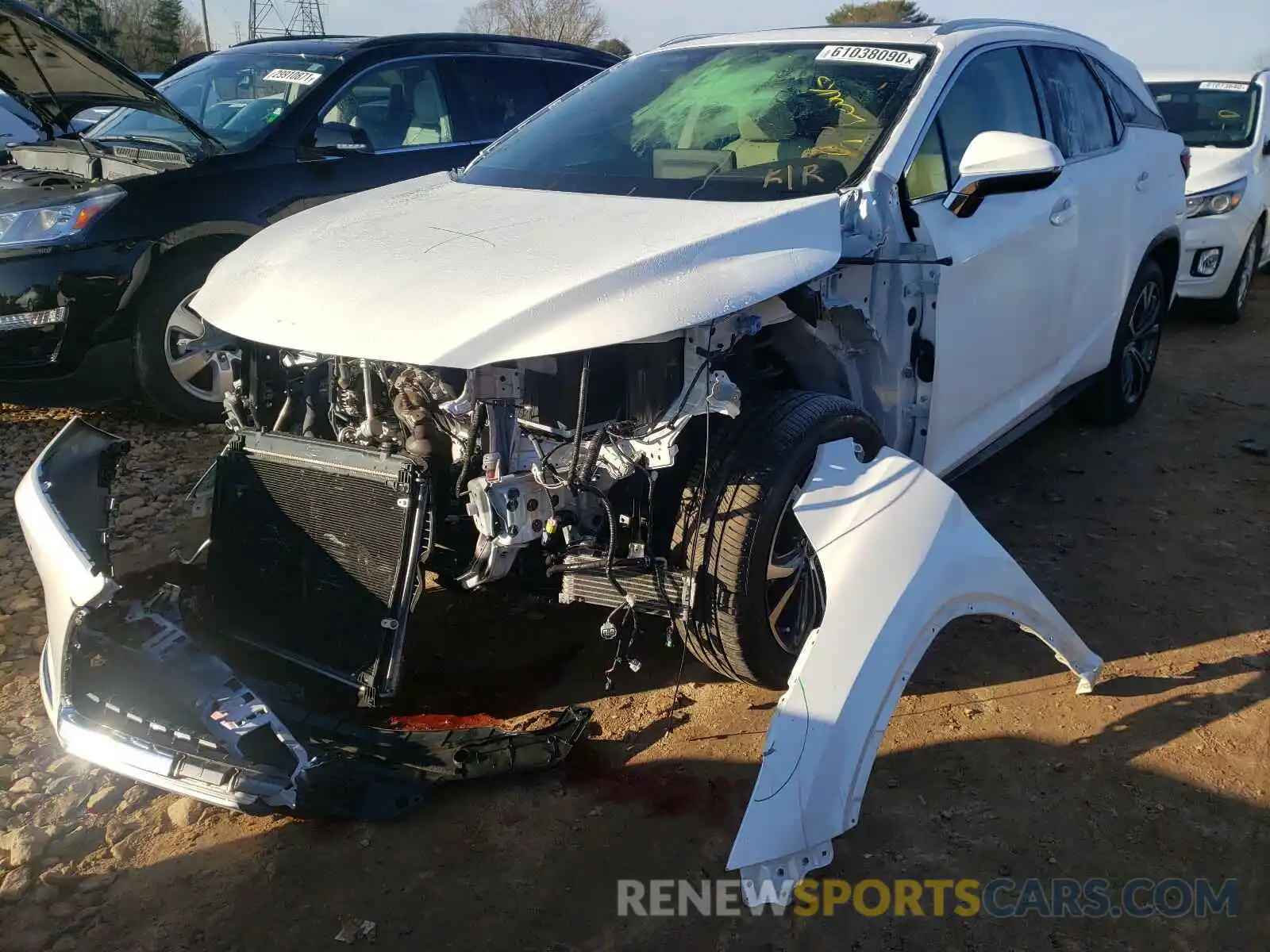 2 Photograph of a damaged car JTJHZKFA8L2022192 LEXUS RX350 2020