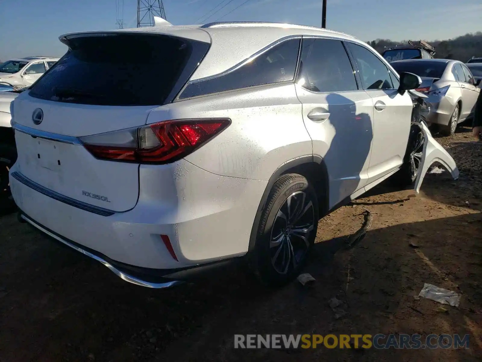 4 Фотография поврежденного автомобиля JTJHZKFA8L2022192 LEXUS RX350 2020