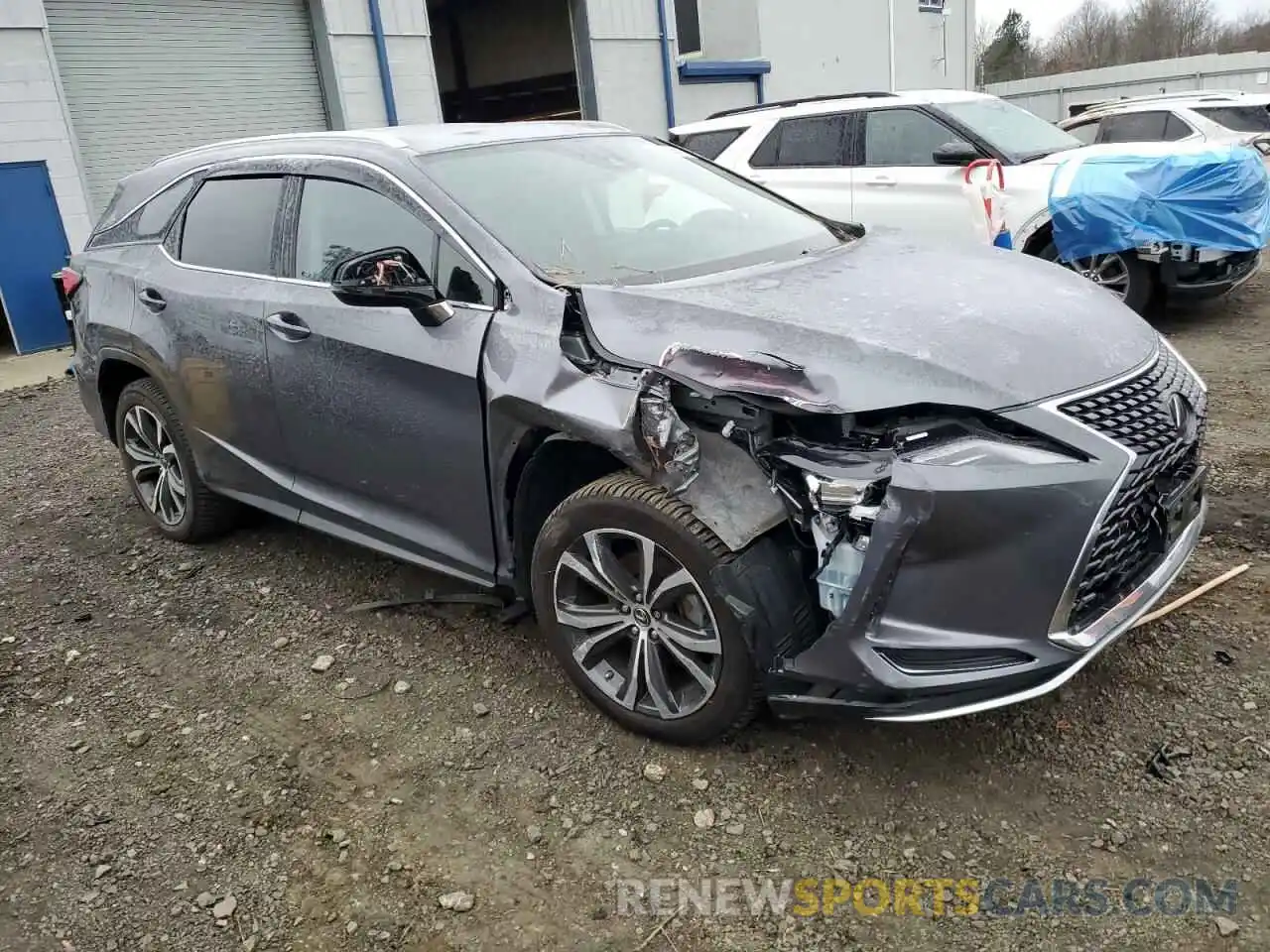 4 Photograph of a damaged car JTJHZKFAXL2025322 LEXUS RX350 2020