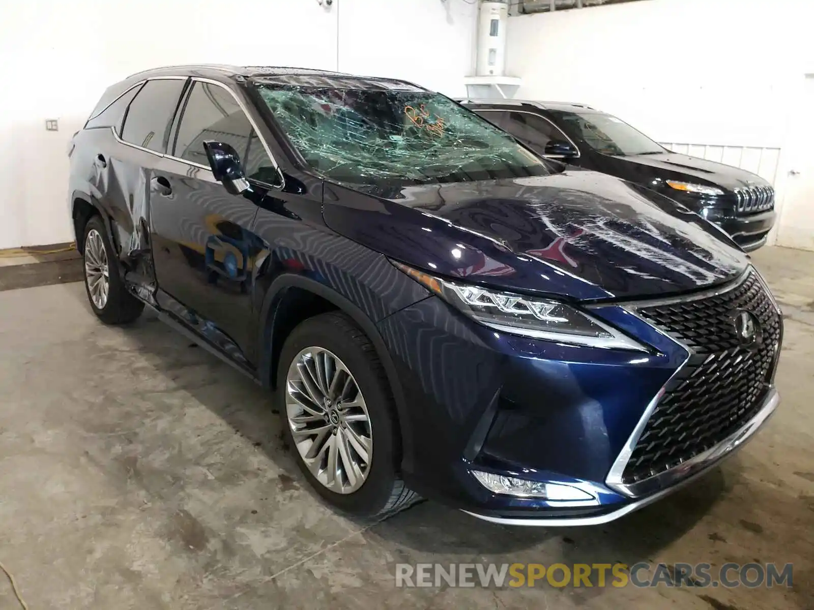 1 Фотография поврежденного автомобиля JTJJZKEA3L2018361 LEXUS RX350 2020