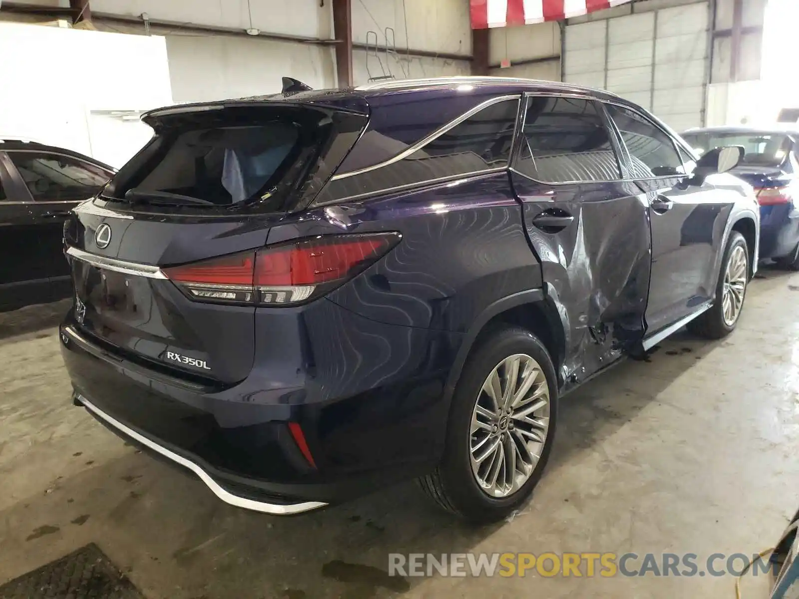 4 Фотография поврежденного автомобиля JTJJZKEA3L2018361 LEXUS RX350 2020