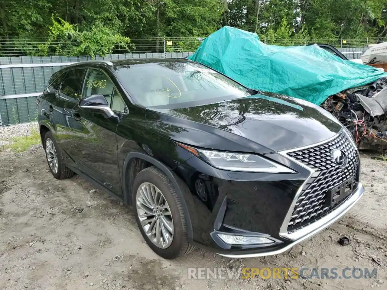 1 Photograph of a damaged car JTJJZKFA3L2022263 LEXUS RX350 2020