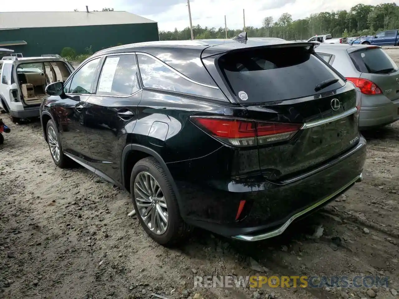 3 Photograph of a damaged car JTJJZKFA3L2022263 LEXUS RX350 2020