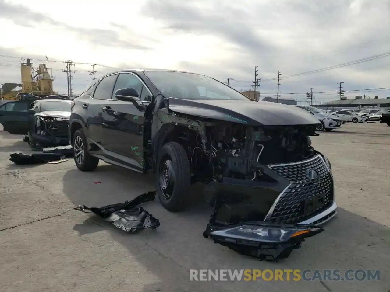 1 Photograph of a damaged car 2T2AZMAA0MC189314 LEXUS RX350 2021