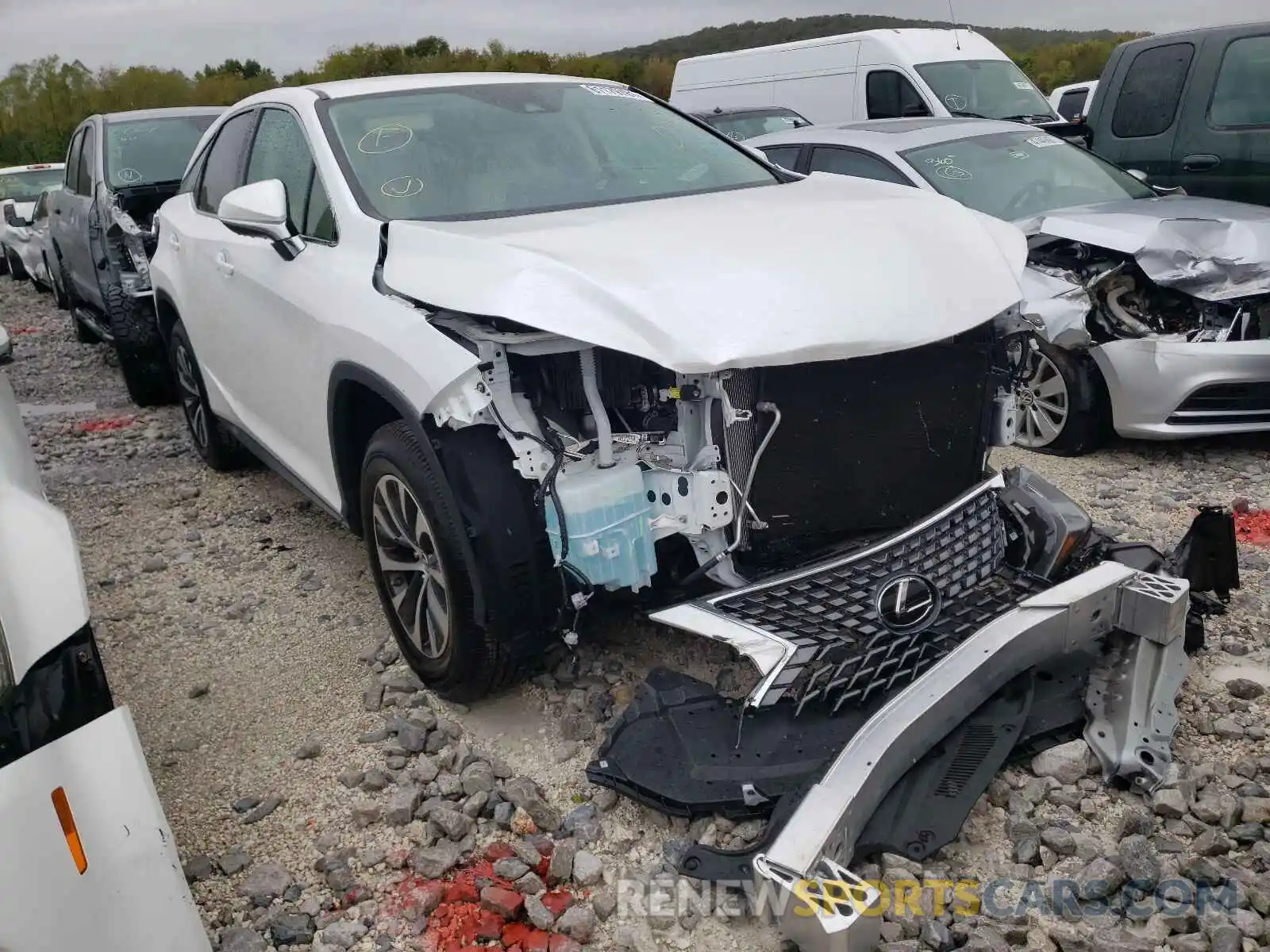 1 Photograph of a damaged car 2T2AZMAA2MC199908 LEXUS RX350 2021