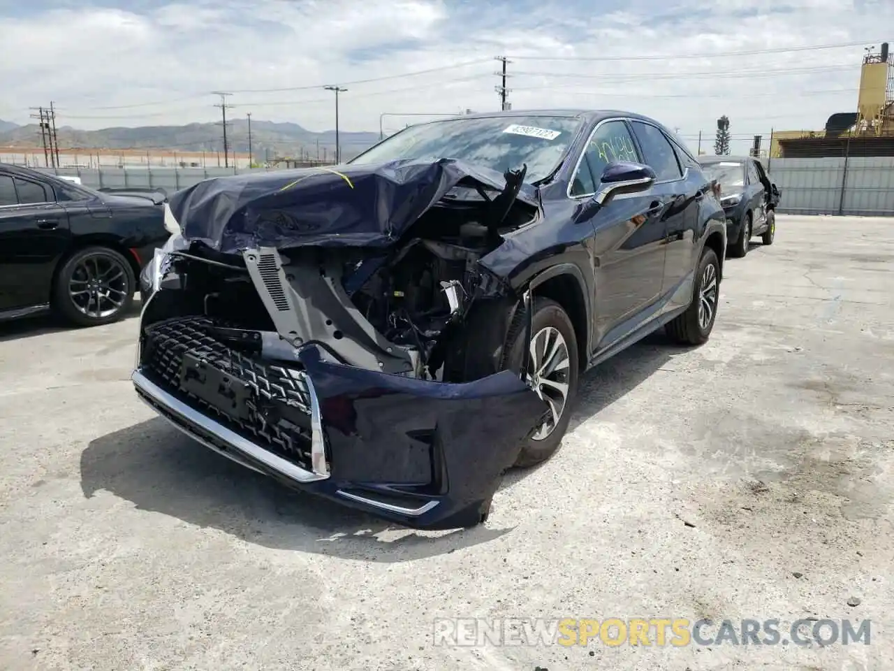 2 Photograph of a damaged car 2T2AZMAA3MC190893 LEXUS RX350 2021