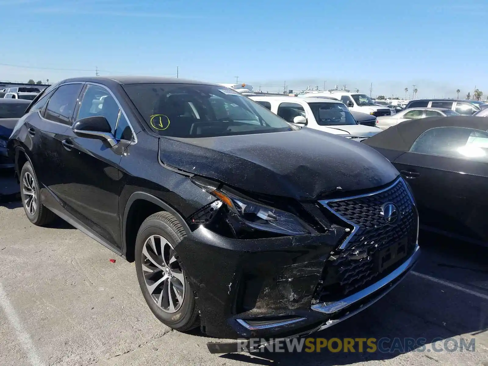 1 Photograph of a damaged car 2T2AZMAA4MC184097 LEXUS RX350 2021