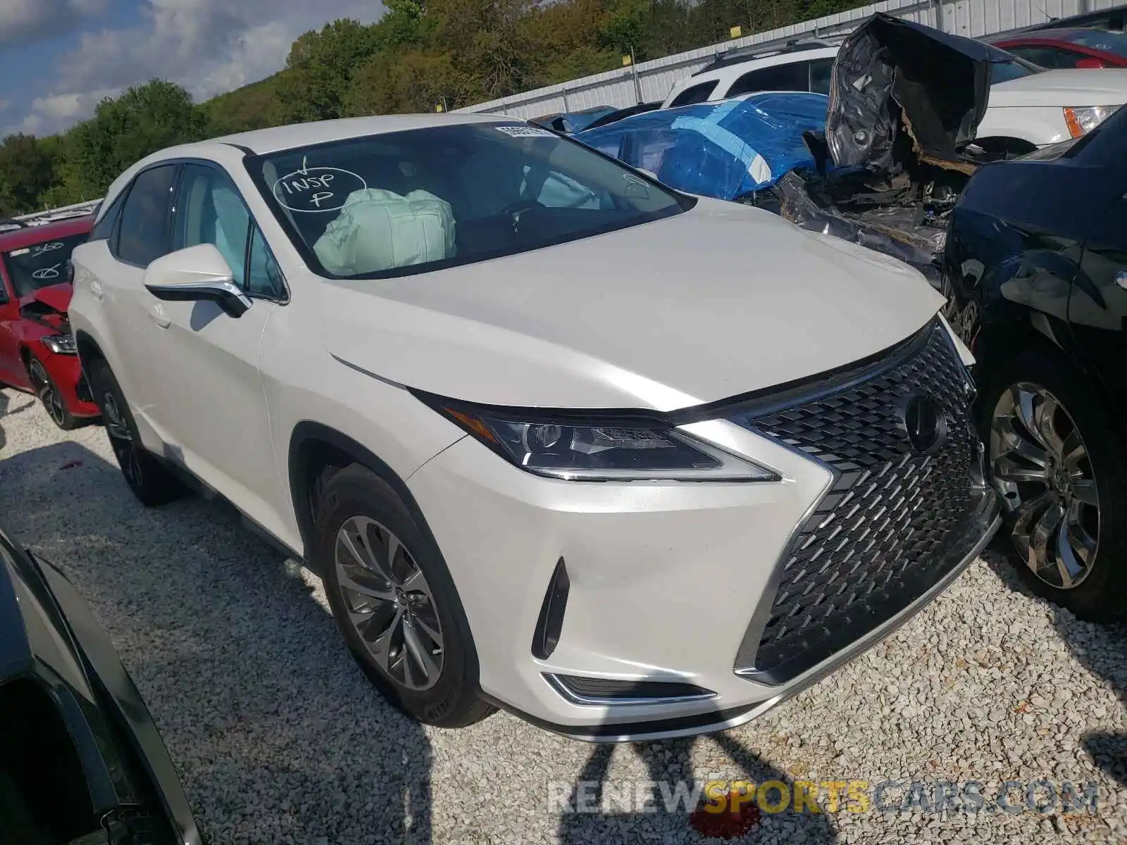 1 Photograph of a damaged car 2T2AZMAA5MC182486 LEXUS RX350 2021