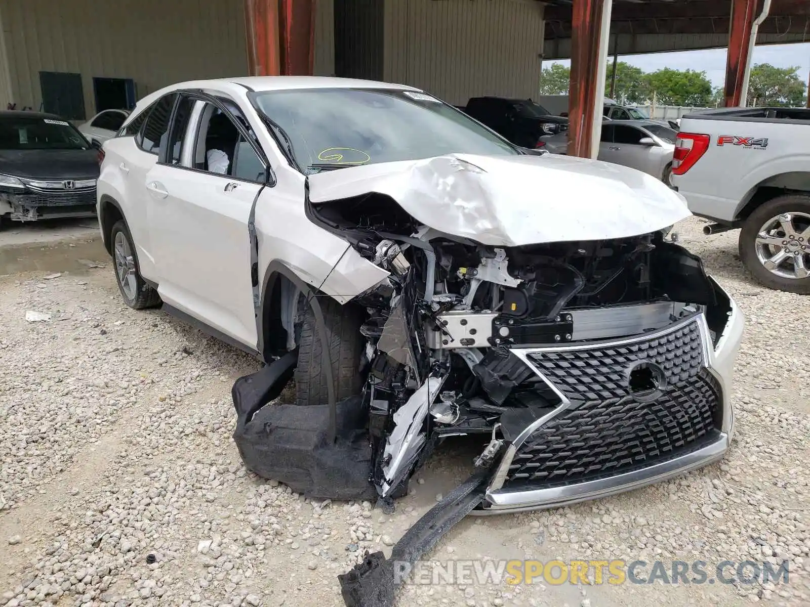 1 Photograph of a damaged car 2T2AZMAA6MC206908 LEXUS RX350 2021