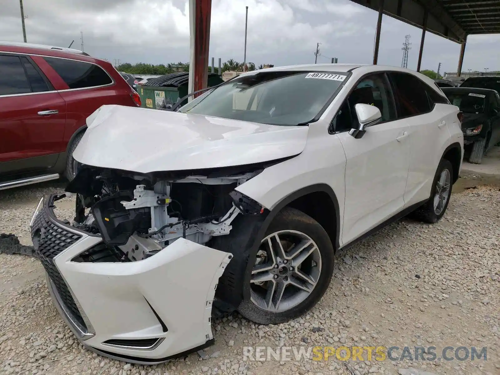 2 Photograph of a damaged car 2T2AZMAA6MC206908 LEXUS RX350 2021