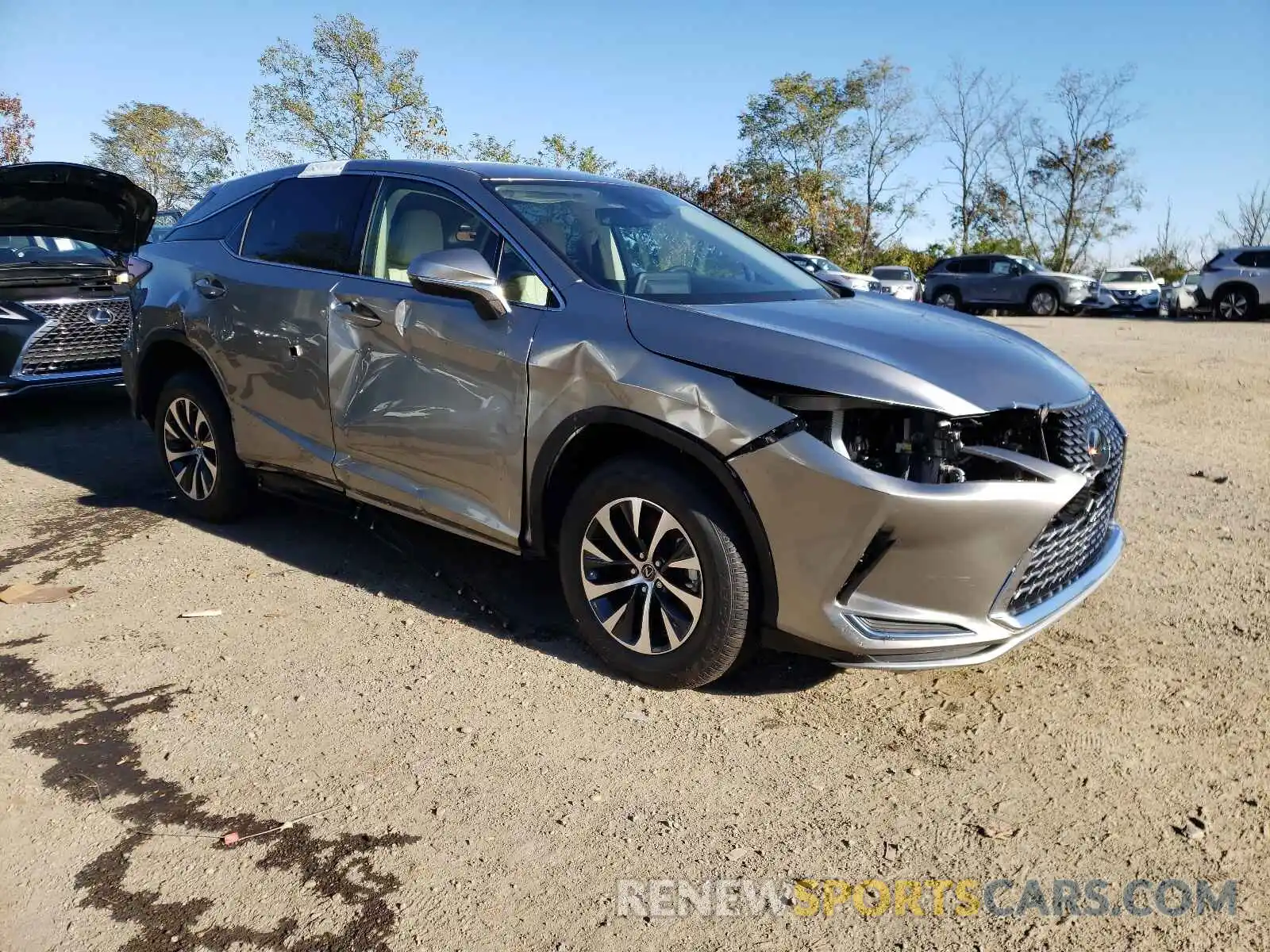 1 Photograph of a damaged car 2T2AZMDA1MC307303 LEXUS RX350 2021