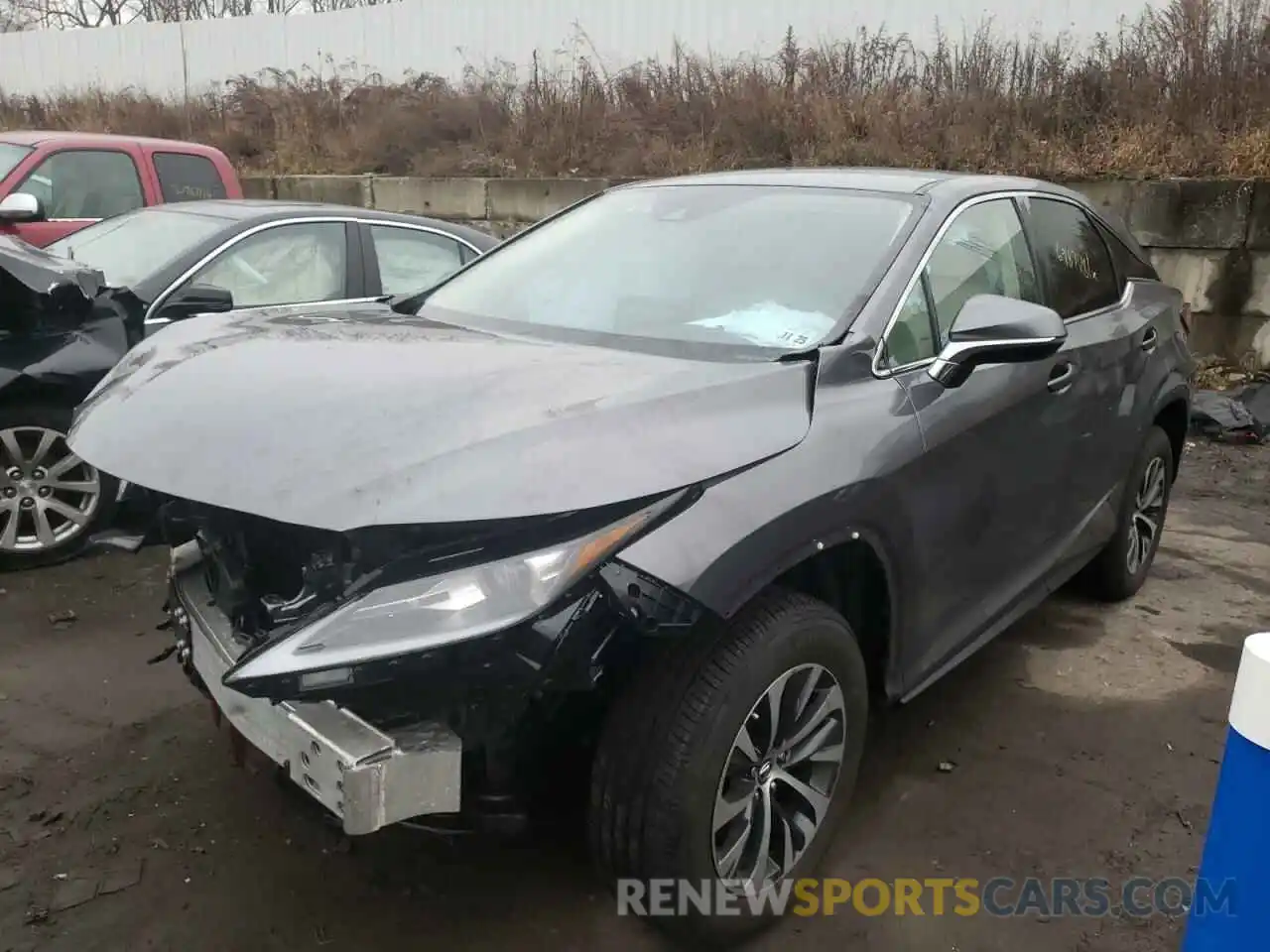 2 Фотография поврежденного автомобиля 2T2AZMDA3MC266365 LEXUS RX350 2021