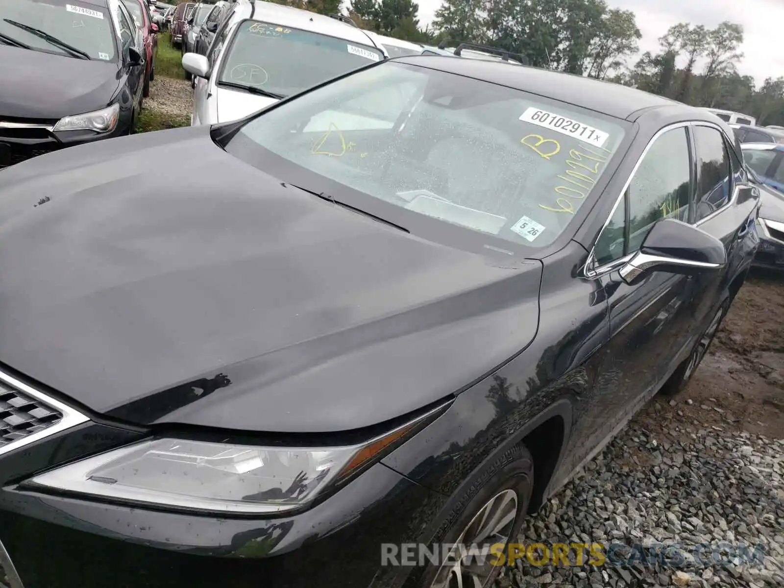 2 Photograph of a damaged car 2T2AZMDA8MC293464 LEXUS RX350 2021