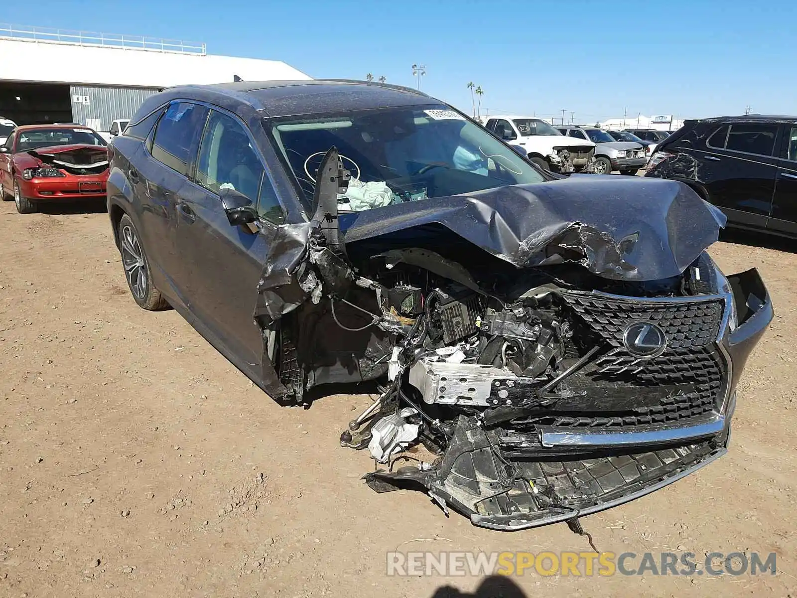 1 Фотография поврежденного автомобиля 2T2HZMAA0MC190493 LEXUS RX350 2021