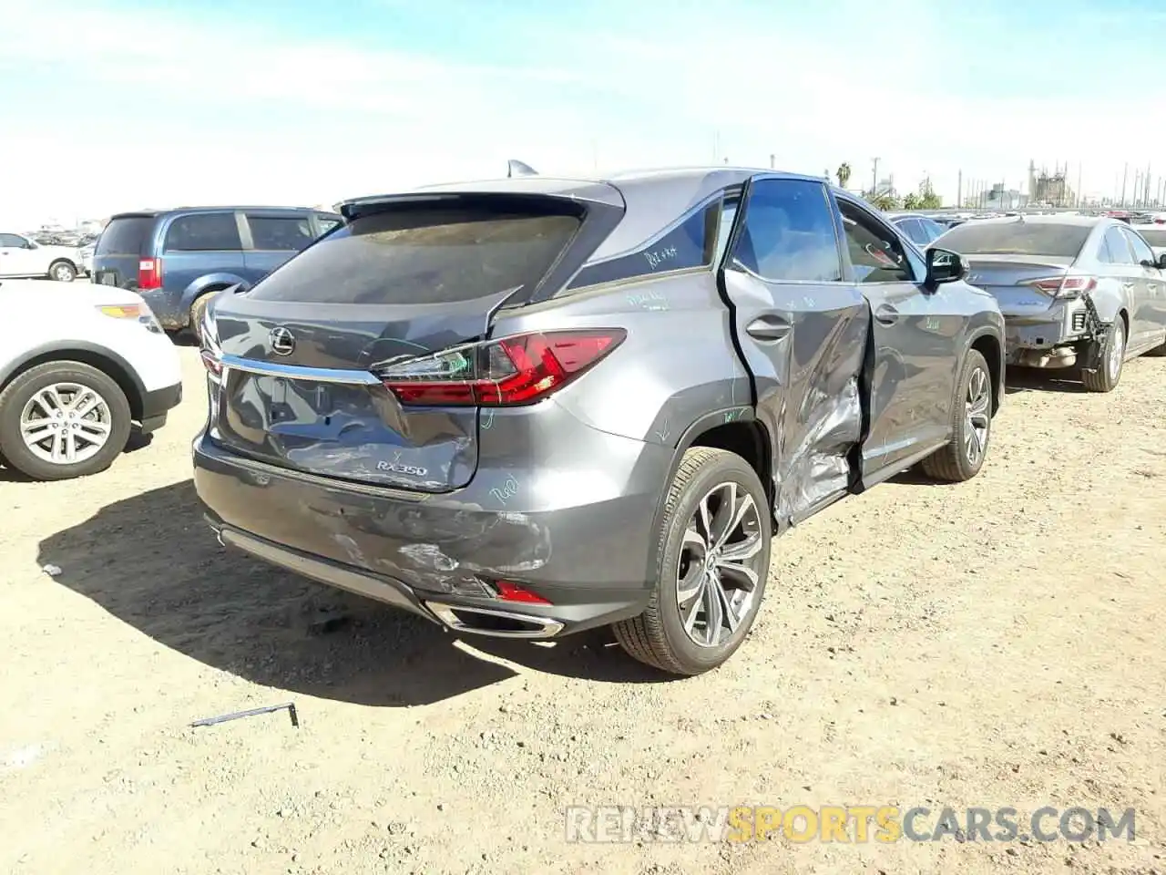 4 Photograph of a damaged car 2T2HZMAA0MC200682 LEXUS RX350 2021